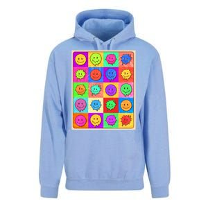 Funny Retro Trippy Smiley Pop Art Poster Unisex Surf Hoodie