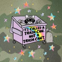 Funny Raccoon Trash Can Not Trash CanT Racoon Lover Gifts Legacy Tie Dye Trucker Hat