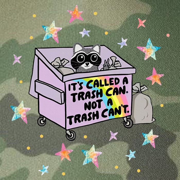 Funny Raccoon Trash Can Not Trash CanT Racoon Lover Gifts Legacy Tie Dye Trucker Hat