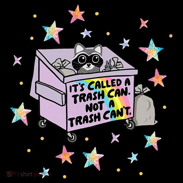 Funny Raccoon Trash Can Not Trash CanT Racoon Lover Gifts Button