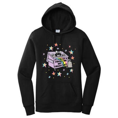 Funny Raccoon Trash Can Not Trash CanT Racoon Lover Gifts Women's Pullover Hoodie