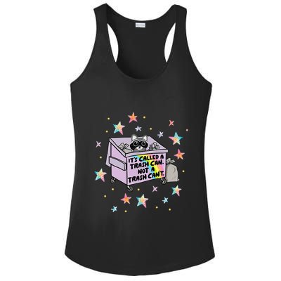 Funny Raccoon Trash Can Not Trash CanT Racoon Lover Gifts Ladies PosiCharge Competitor Racerback Tank
