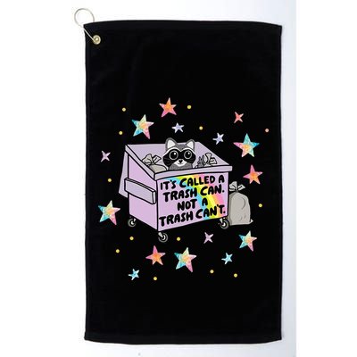 Funny Raccoon Trash Can Not Trash CanT Racoon Lover Gifts Golf Towel