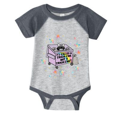 Funny Raccoon Trash Can Not Trash CanT Racoon Lover Gifts Infant Baby Jersey Bodysuit