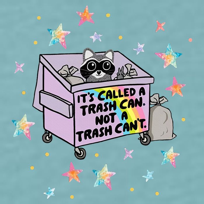Funny Raccoon Trash Can Not Trash CanT Racoon Lover Gifts Sueded Cloud Jersey T-Shirt