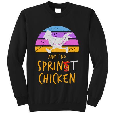 Funny Running Top AinT No Sprint Chicken Sweatshirt