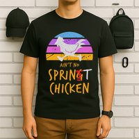 Funny Running Top AinT No Sprint Chicken T-Shirt