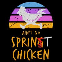 Funny Running Top AinT No Sprint Chicken Mousepad