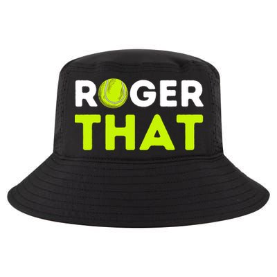 Funny Roger That Gift Funny Tennis Player & Tennis Coach Gift Cool Comfort Performance Bucket Hat