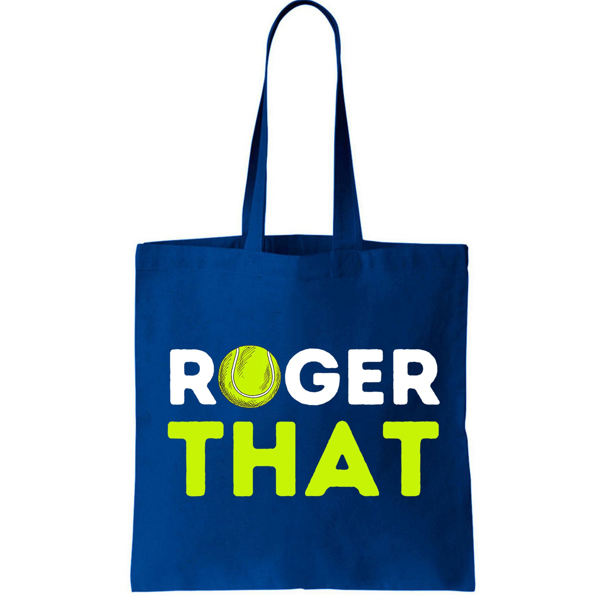 Funny Roger That Gift Funny Tennis Player & Tennis Coach Gift Bag