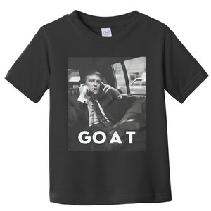 Funny Retro Trump Goat Middle Finger Felon President 2024 Toddler T-Shirt