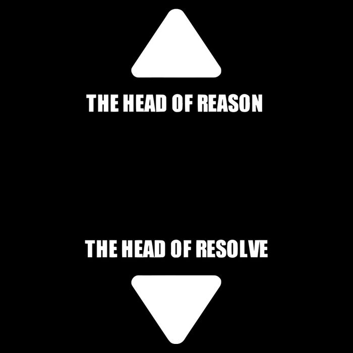 Felonious Rabbit The Head Of Reason The Head Of Resolve Drawstring Bag