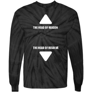 Felonious Rabbit The Head Of Reason The Head Of Resolve Tie-Dye Long Sleeve Shirt