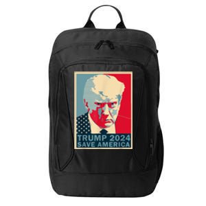 Funny Retro Trump MugShot 2024 Save America Trump Gift City Backpack