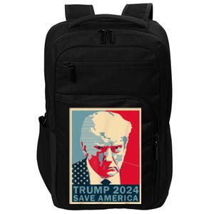 Funny Retro Trump MugShot 2024 Save America Trump Gift Impact Tech Backpack