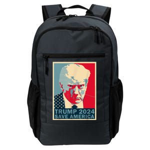 Funny Retro Trump MugShot 2024 Save America Trump Gift Daily Commute Backpack