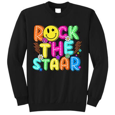 Funny Rock The Test Testing Day Teacher Student Motivational Sweatshirt