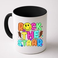 Funny Rock The Test Testing Day Teacher Student Motivational Mug