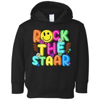 Funny Rock The Test Testing Day Teacher Student Motivational Toddler Hoodie
