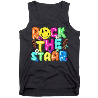 Funny Rock The Test Testing Day Teacher Student Motivational Tank Top