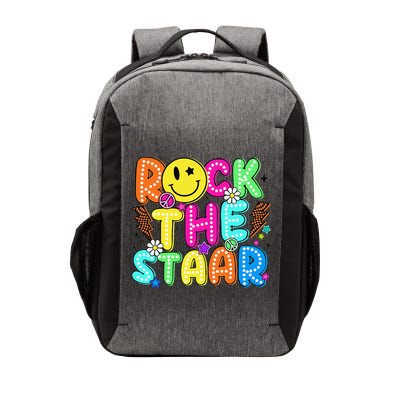 Funny Rock The Test Testing Day Teacher Student Motivational Vector Backpack
