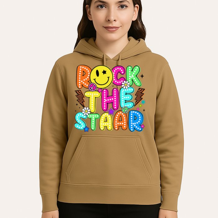 Funny Rock The Test Testing Day Teacher Student Motivational Hoodie