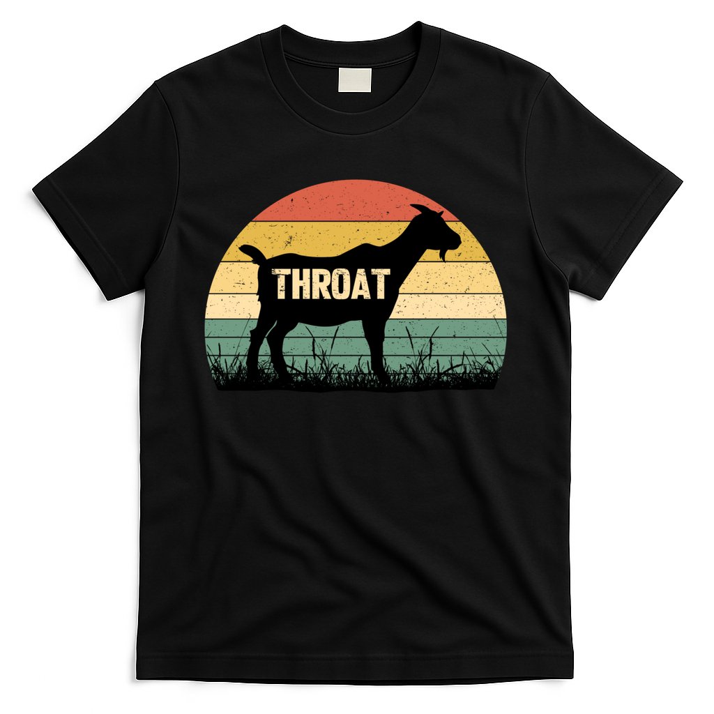 Funny Retro Throat Goat Sunset - Adult Humor Costume T-Shirt