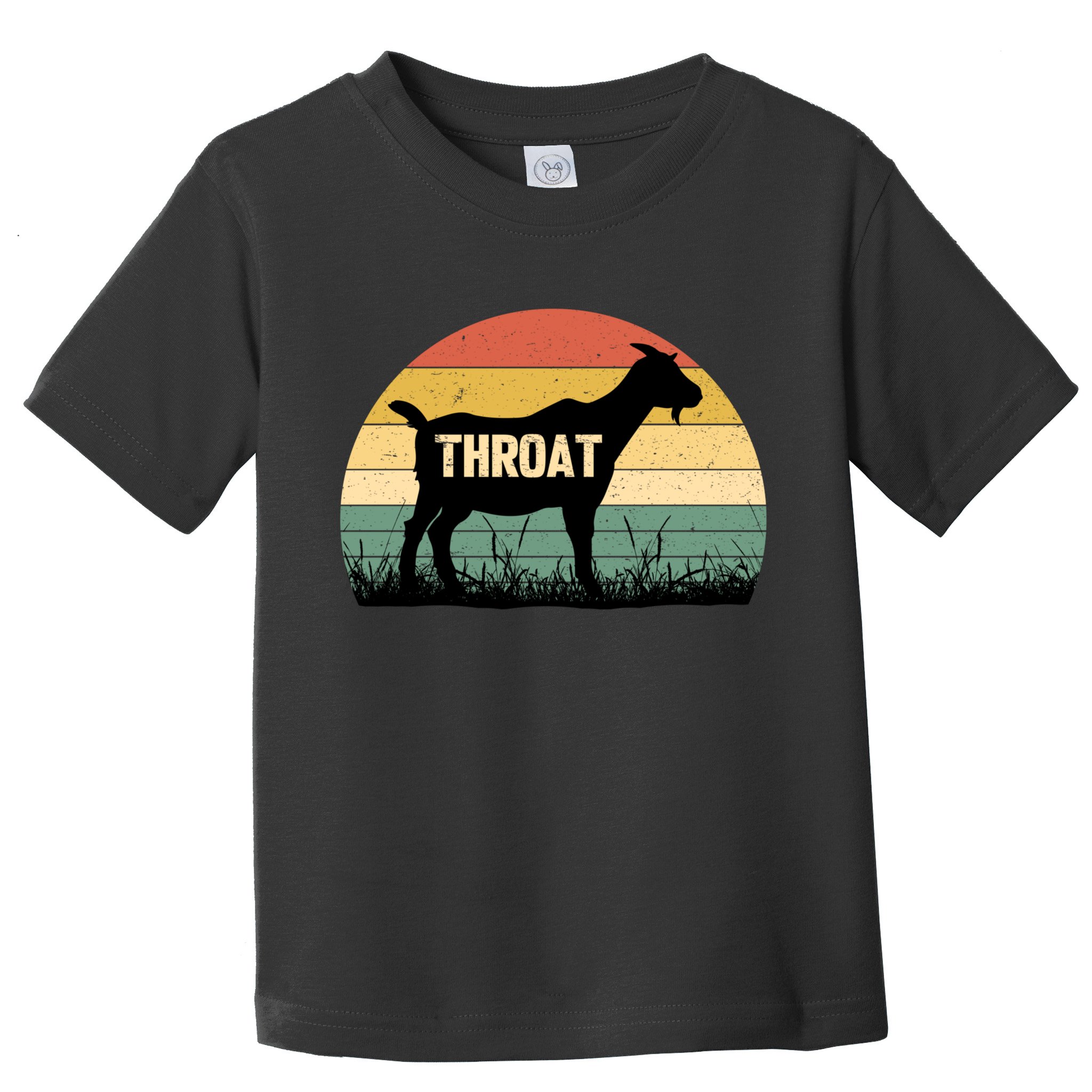 Funny Retro Throat Goat Sunset - Adult Humor Costume Toddler T-Shirt