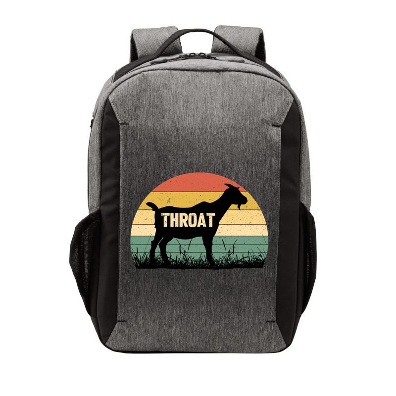 Funny Retro Throat Goat Sunset - Adult Humor Costume Vector Backpack