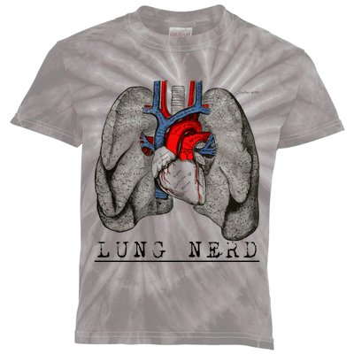 Funny Respiratory Therapist Lung Nerd Fun Rt Cute Gift Kids Tie-Dye T-Shirt