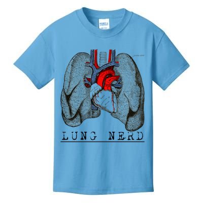 Funny Respiratory Therapist Lung Nerd Fun Rt Cute Gift Kids T-Shirt