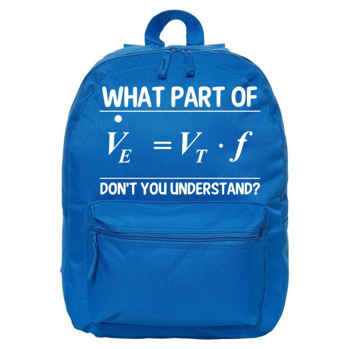 Funny Respiratory Therapy For Lung Care Week Rt Gift 16 in Basic Backpack