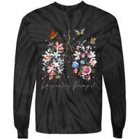 Funny Respiratory Therapist Therapy Lung Happy Easter Day Tie-Dye Long Sleeve Shirt