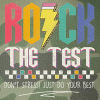 Funny Rock The Test Don't Stress Testing Day Teacher Student Legacy Tie Dye Trucker Hat
