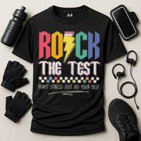 Funny Rock The Test Don't Stress Testing Day Teacher Student Performance Shirt