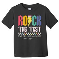 Funny Rock The Test Don't Stress Testing Day Teacher Student Toddler T-Shirt