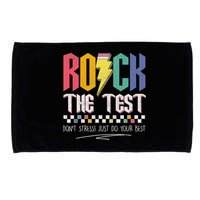 Funny Rock The Test Don't Stress Testing Day Teacher Student Microfiber Hand Towel