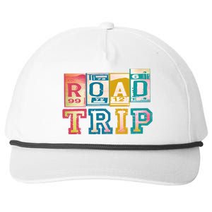 Family Road Trip Matching Family Vacation Snapback Five-Panel Rope Hat