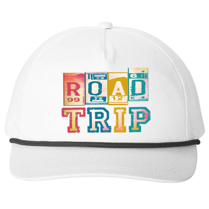 Family Road Trip Matching Family Vacation Snapback Five-Panel Rope Hat