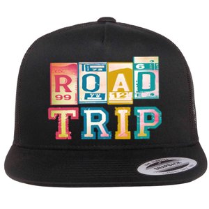 Family Road Trip Matching Family Vacation Flat Bill Trucker Hat