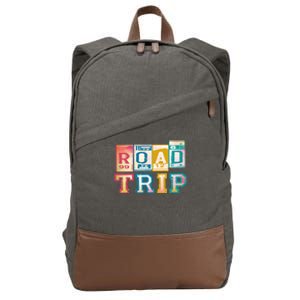 Family Road Trip Matching Family Vacation Cotton Canvas Backpack