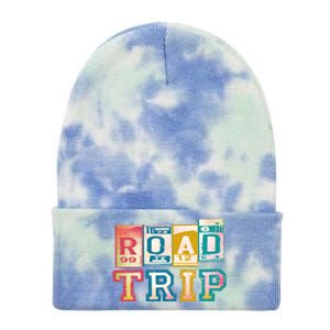 Family Road Trip Matching Family Vacation Tie Dye 12in Knit Beanie