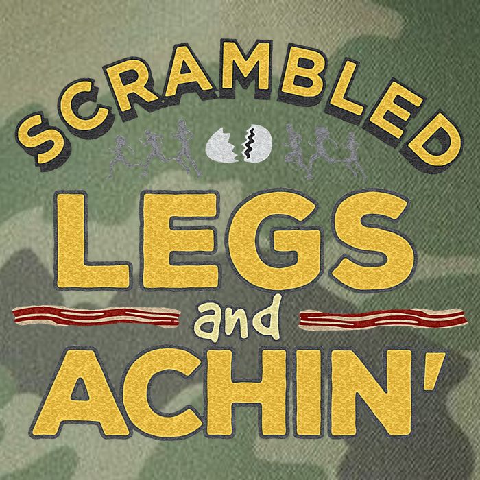 Fun Running Top Scrambled Legs And Achin! Legacy Tie Dye Trucker Hat