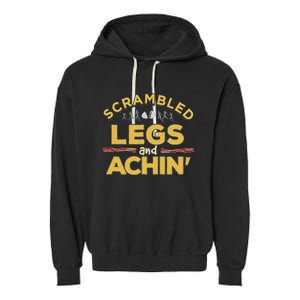 Fun Running Top Scrambled Legs And Achin! Garment-Dyed Fleece Hoodie