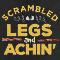 Fun Running Top Scrambled Legs And Achin! Garment-Dyed Fleece Hoodie