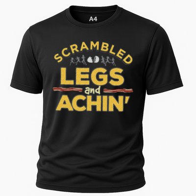 Fun Running Top Scrambled Legs And Achin! Performance Shirt