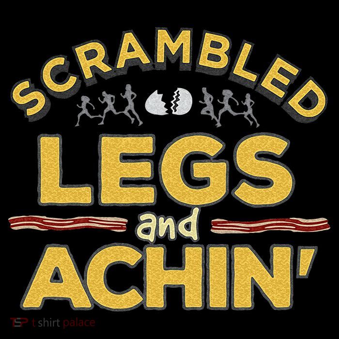 Fun Running Top Scrambled Legs And Achin! Hoodie