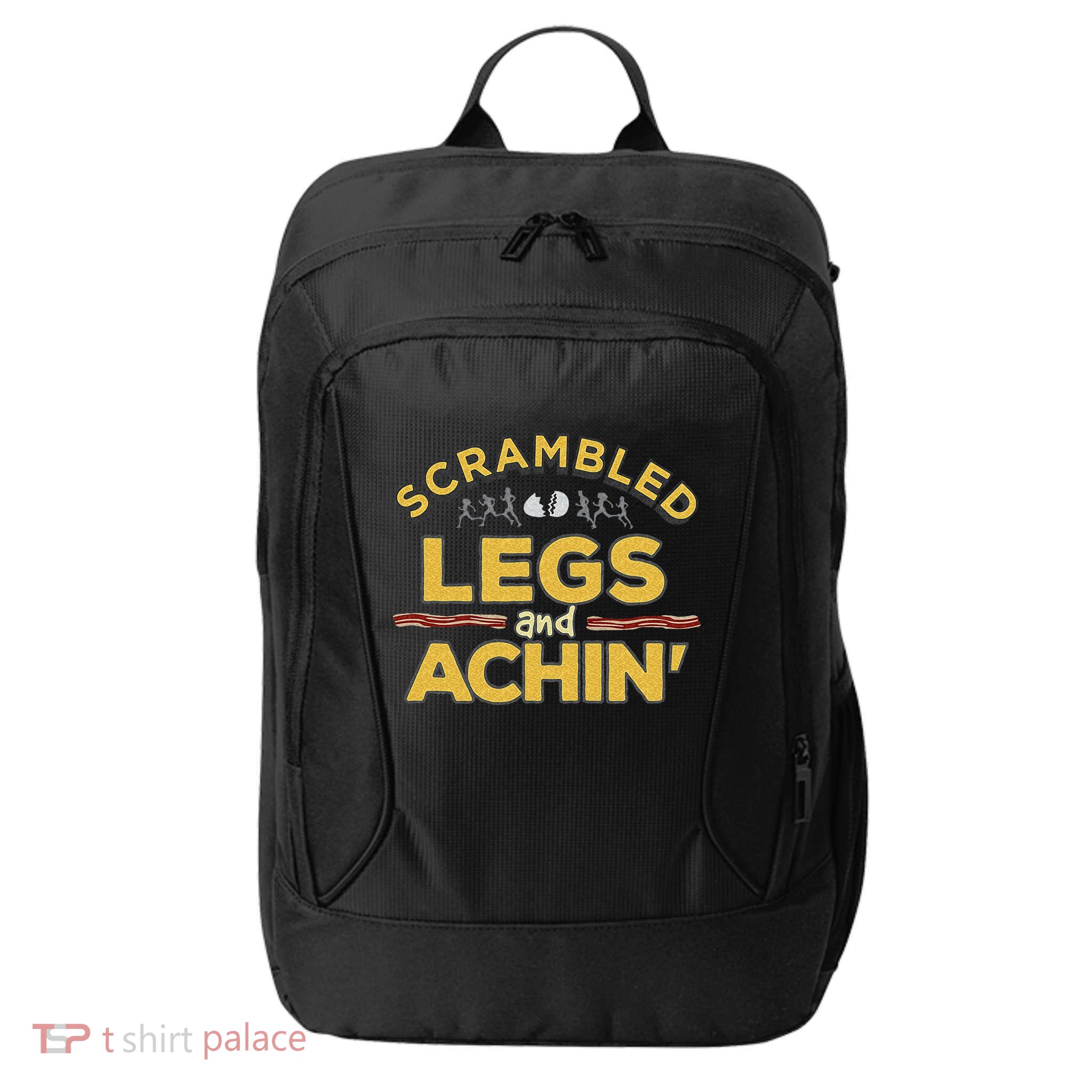 Fun Running Top Scrambled Legs And Achin! City Backpack