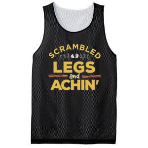 Fun Running Top Scrambled Legs And Achin! Mesh Reversible Basketball Jersey Tank