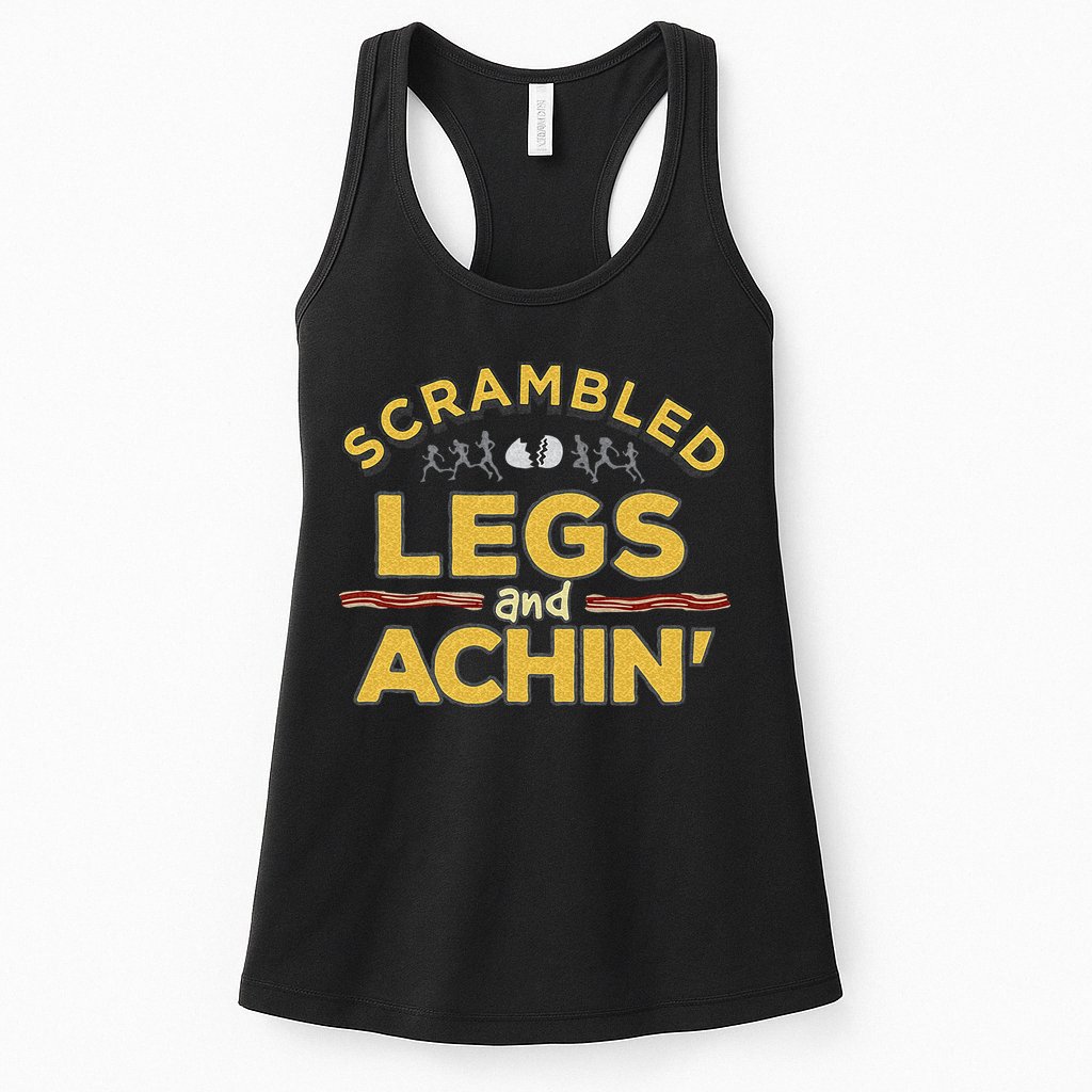 Fun Running Top Scrambled Legs And Achin! Womens Tank Top